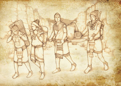 Soldiers supplying provisions to active troops by Jody Livingston