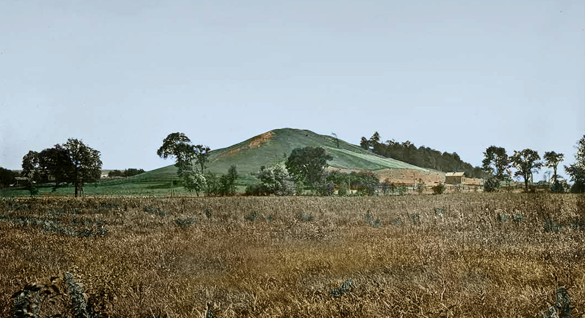 “The Hill Cumorah” by George Anderson, colorized by Katie Payne