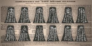 Illustration of the Kinderhook plates and the Nauvoo Neighbor broadside. Image via Book of Mormon Central