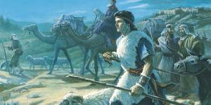 “Lehi’s Family Leaving Jerusalem” by Scott Snow via LDS Media Library