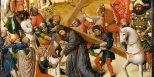 “Christ Bearing the Cross” by a North Netherlandish Painter via The Met