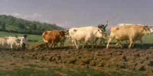 “Ploughing in Nevers” by Rosa Bonheur