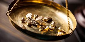 Image of raw gold via Adobe Stock.