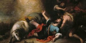 Detail from "The Conversion of Saint Paul" by Bartolomé Esteban Murillo. Public Domain Image.