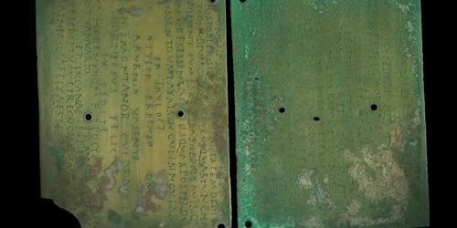 Still Image from Roman Plates Exhibit