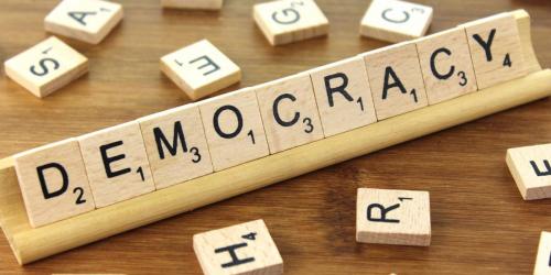 Democracy via the Blue Diamond Gallery