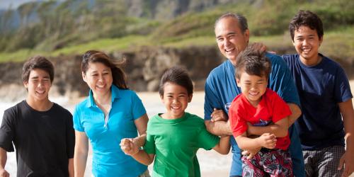 Family in Hawaii via lds.org